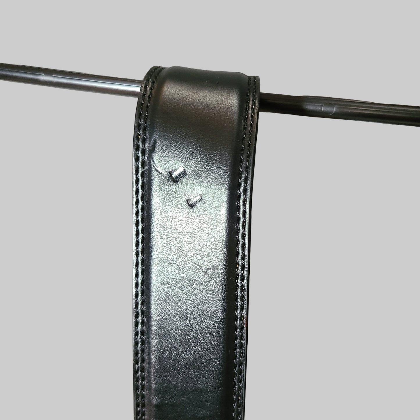 Black CGG 40/100 Coated Leather Men's Belt - USED