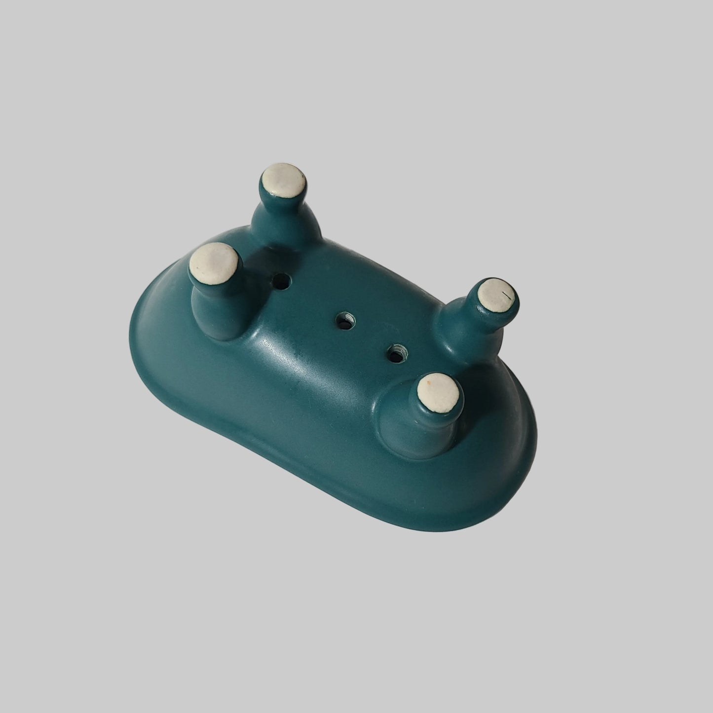 Mini Ceramic Green Clawfoot Bathtub Soap Dish - LIKE NEW