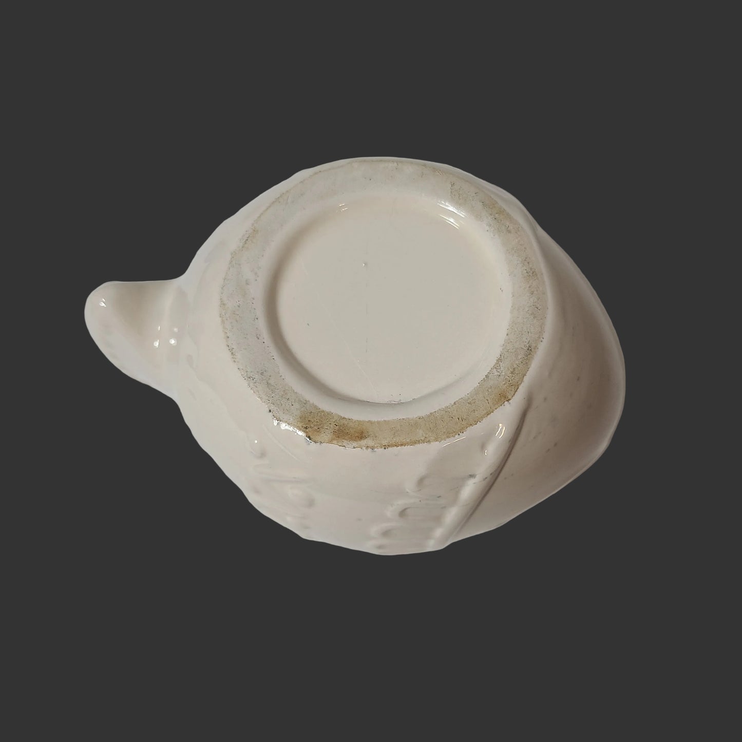 Crème Ceramic Fish Planter - USED