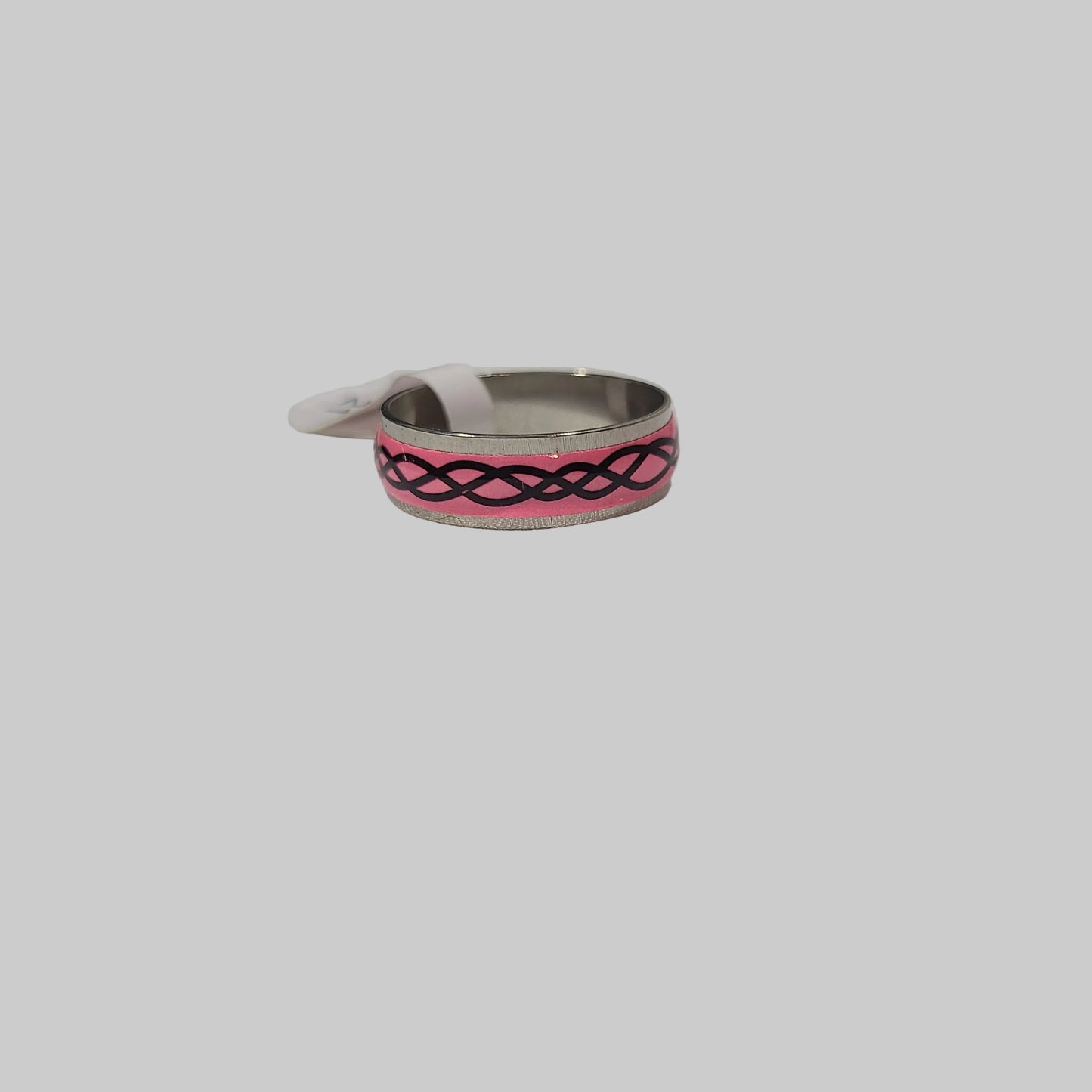 Multicolor Twisted Stainless Steel Ring - NEW