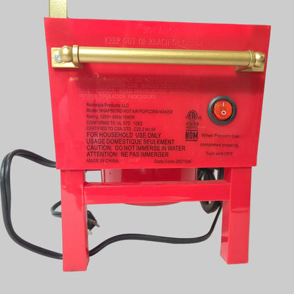 Nostalgia Tabletop Hot Air Popcorn Maker - Missing Measuring Cap - USED