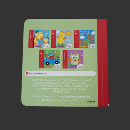 HC Chick-fil-A Kids - Whooo Loves You? By Sandra Magsamen - Copyright 2019 - USED