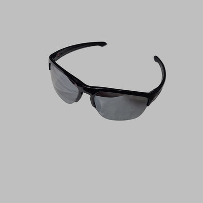 Oakley OO9413-0465 Polished Black Sliver Edge Sunglasses w/ Prizm Black Polarized Lenses - USED