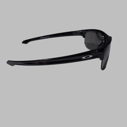 Oakley OO9413-0465 Polished Black Sliver Edge Sunglasses w/ Prizm Black Polarized Lenses - USED