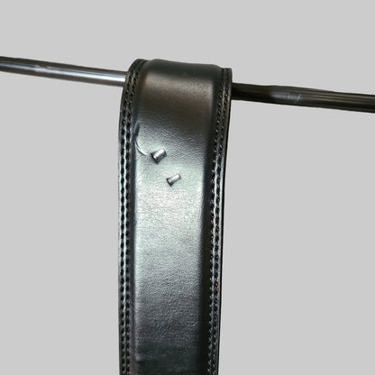 Black CGG 40/100 Coated Leather Men's Belt - USED