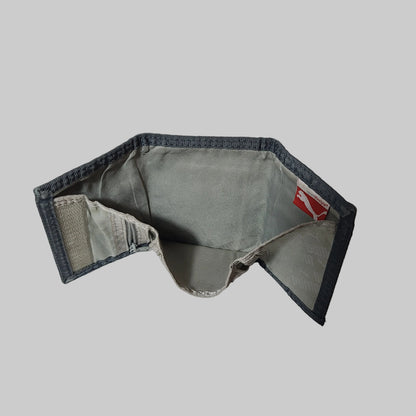 Puma Sport Lifestyle Gray & Red Trifold Wallet - USED