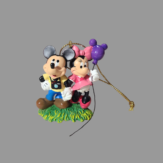 Disney Mickey & Minnie Christmas Ornament - USED