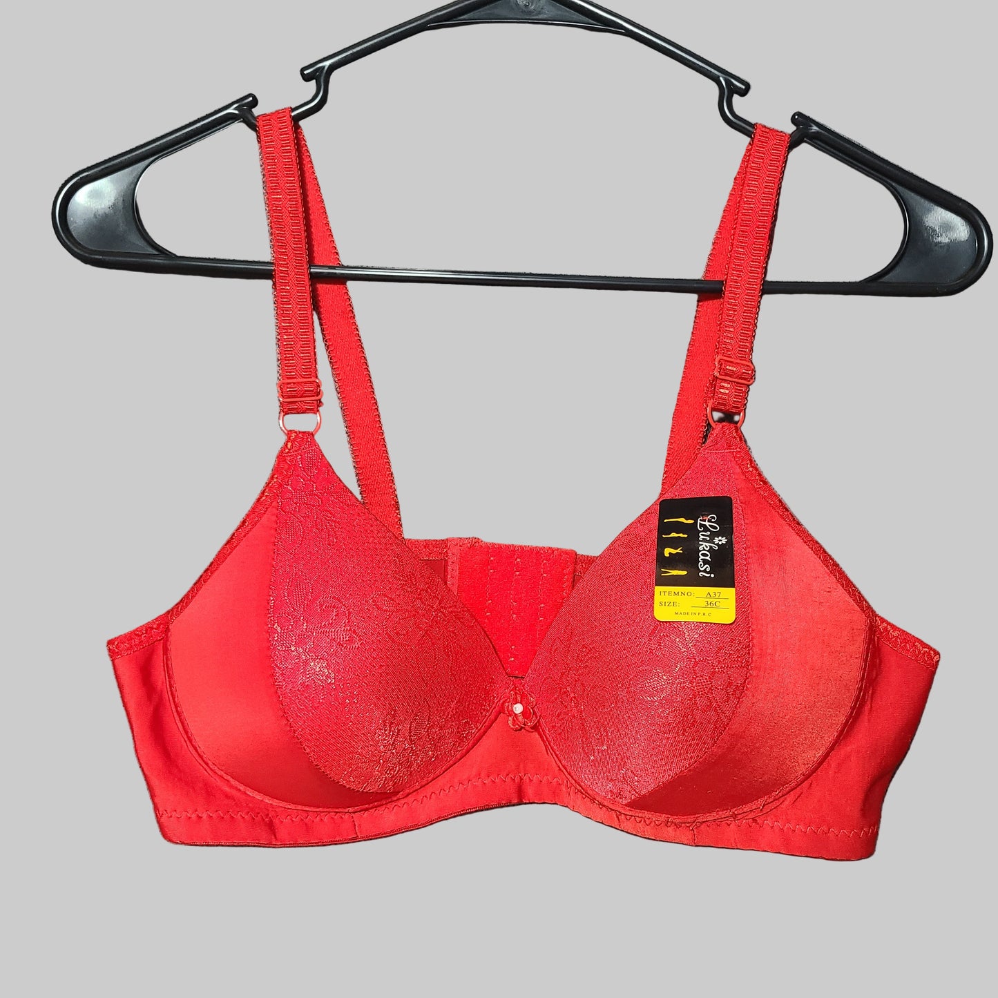 Women's Lukasi 36C Red Bra - NEW