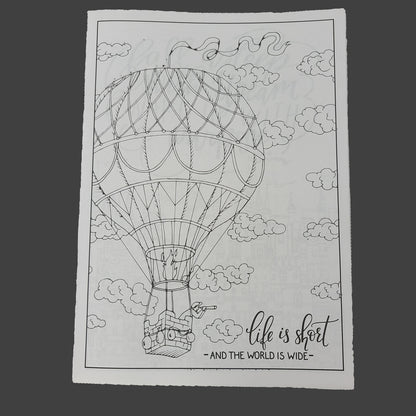 Inspirational Quotes - 16 Page Advanced Coloring Book - NEW