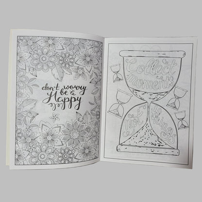 Love What You Do Inspirational Quotes - 32 Page Advanced Coloring Book - NEW