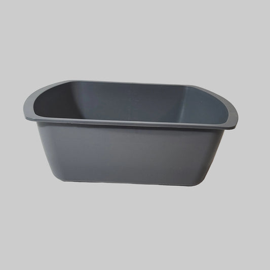 5QT Gray Plastic Wash Basin - NEW