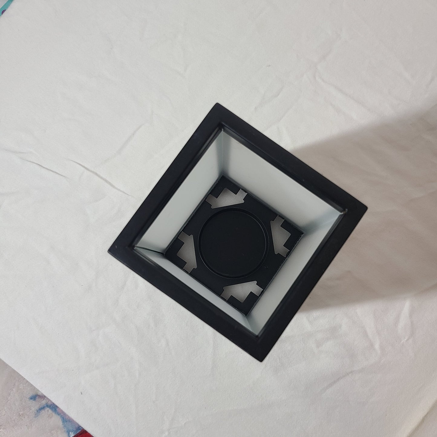 Acrylic Cylinder Plastic "Joy" Vase - USED