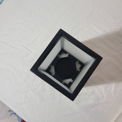 Acrylic Cylinder Plastic "Joy" Vase - USED