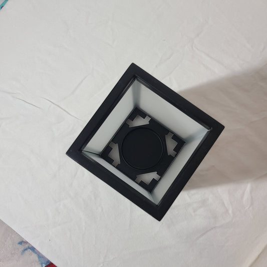 Acrylic Cylinder Plastic "Joy" Vase - USED