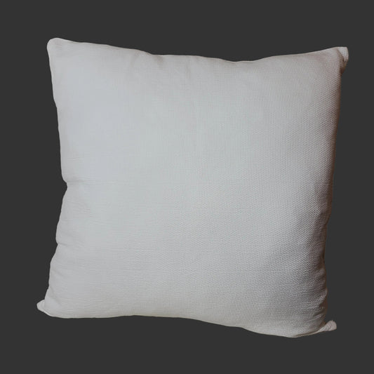 Large Square Indoor Throw Pillow w/ White Removeable Covers - USED