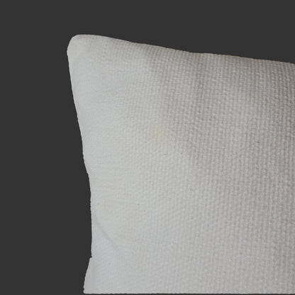 Large Square Indoor Throw Pillow w/ White Removeable Covers - USED