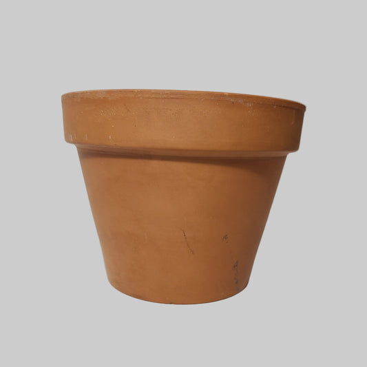 Brown Terracotta Flower Planter - USED