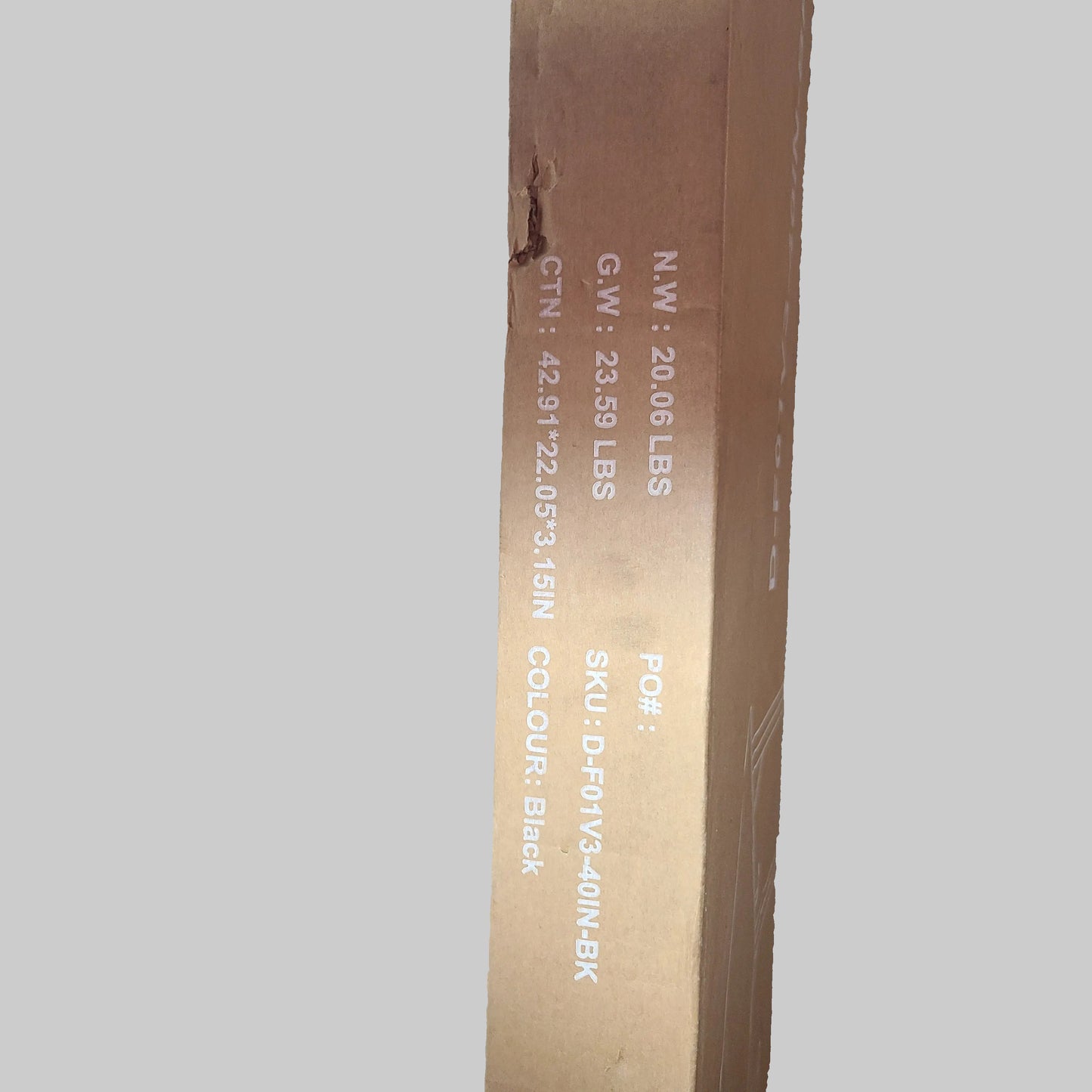 Black 40" Computer Desk - NEW