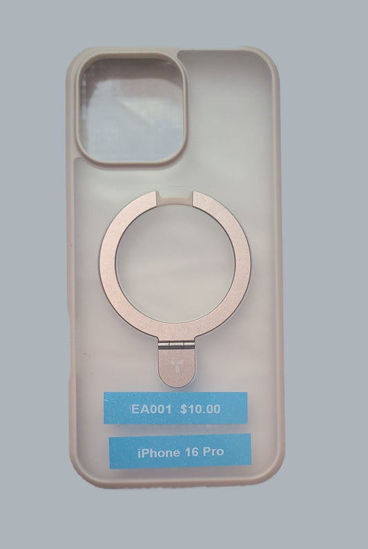 Torras Desert Titanium iPhone 16 Pro Case – Magnetic Stand - LIKE NEW