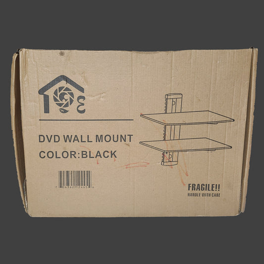 Black DVD Wall Mount - Model NDF201B - NEW