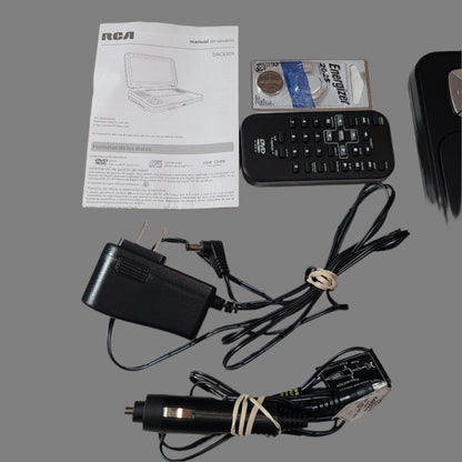 RCA DRC6309 Portable DVD Player w/ Case & Accessories - Tested - LIKE NEW
