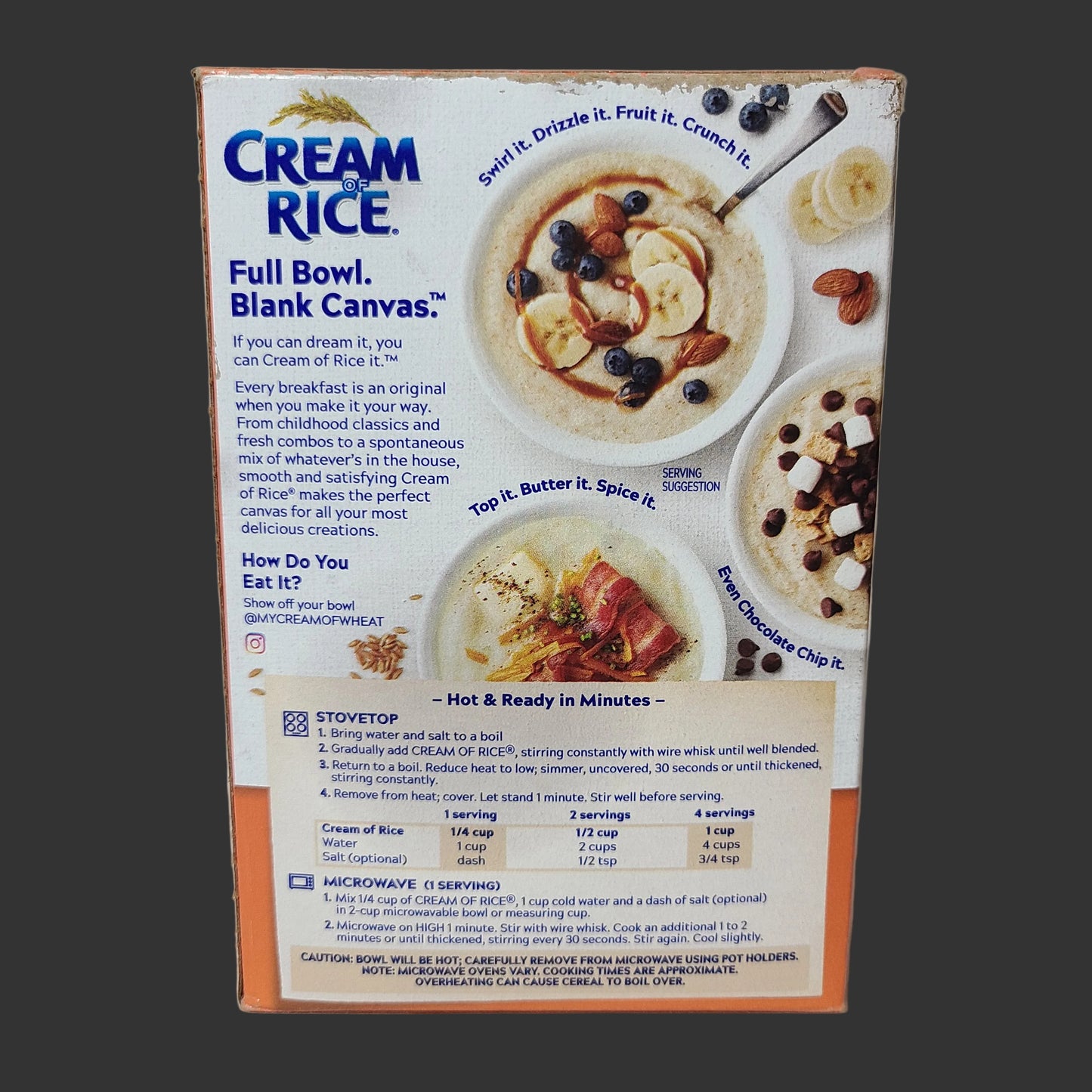 Cream of Rice Gluten Free Hot Cereal - NEW
