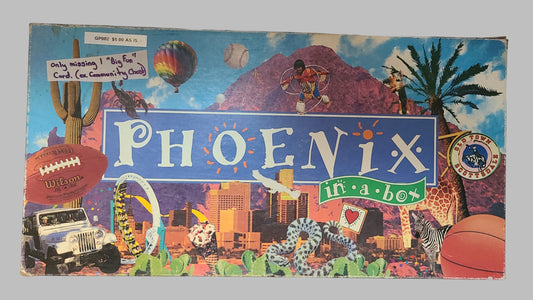 Phoenix in a Box - Authentic Landmark Edition - Missing 1 Big Fun Card - AS IS