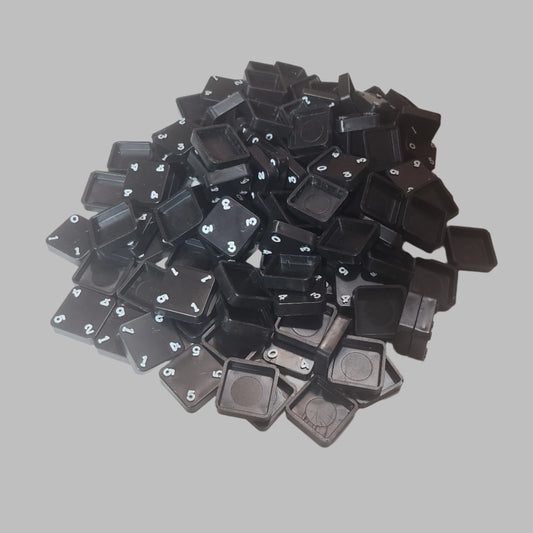 Bag of 134 Quad-Ominos Tiles - USED