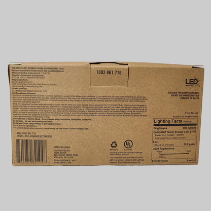 8PK Home Depot Indoor LED Soft White 60W Replacement Non-Dimmable Bulbs - NEW