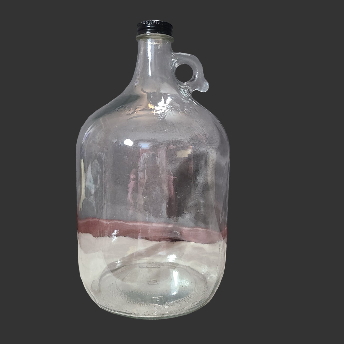 1-Gallon Glass Jug w/ Lid & Handle - USED