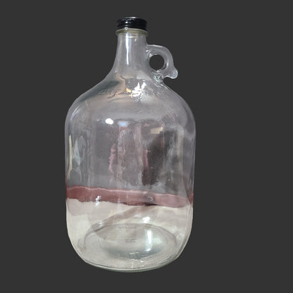 1-Gallon Glass Jug w/ Lid & Handle - USED