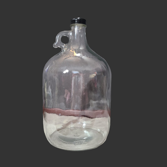 1-Gallon Glass Jug w/ Lid & Handle - USED