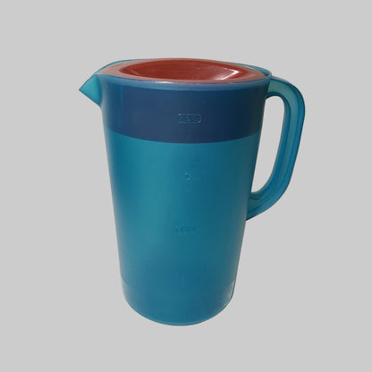 Rubbermaid 1 Gallon Plastic Teal Pitcher - USED