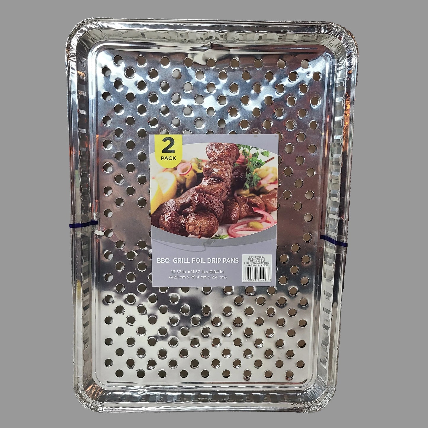 2PK Disposable BBQ Grill Foil Drip Pans - NEW