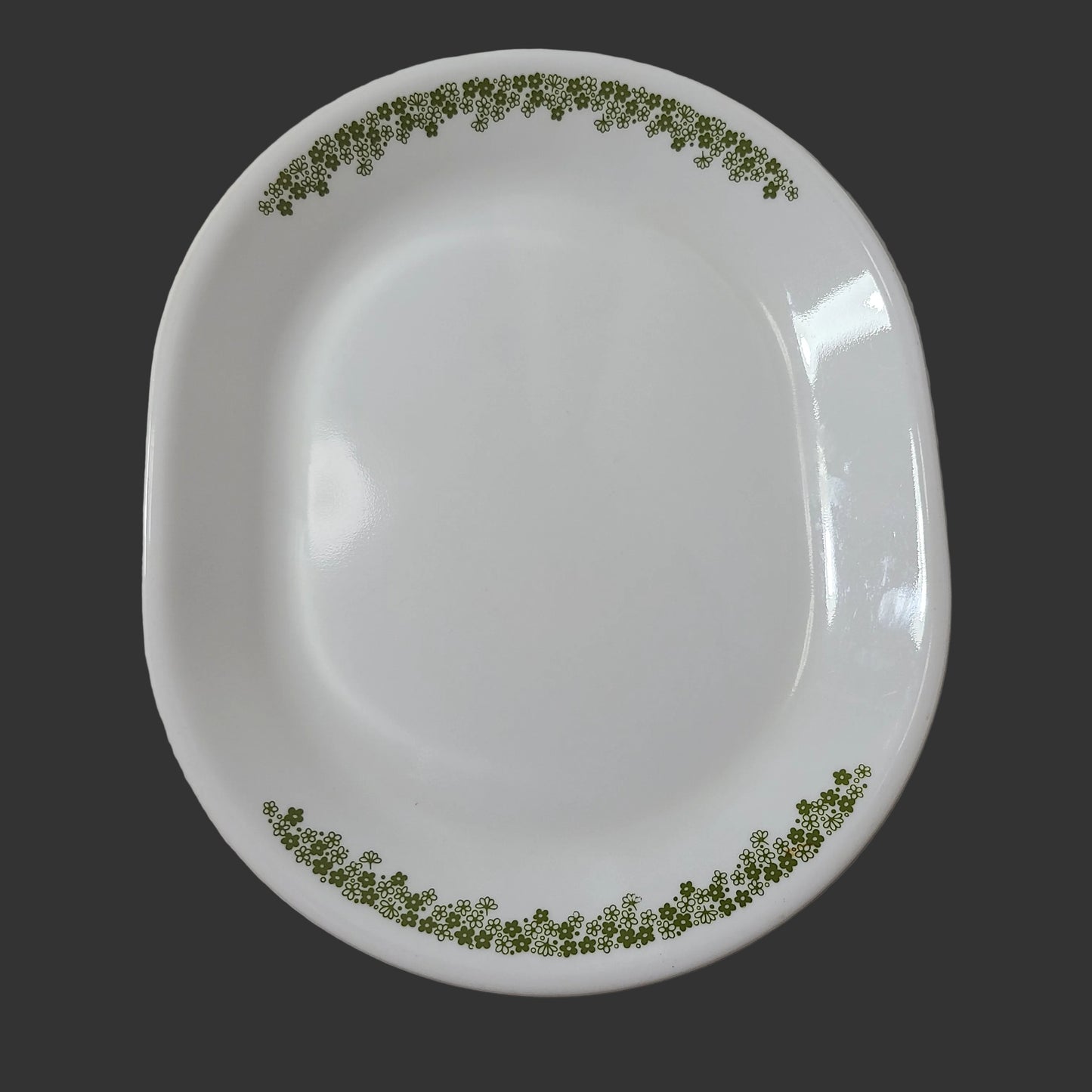 VTG Corelle Crazy Daisy Spring Blossom Oval Serving Platter - USED