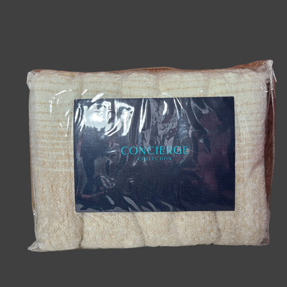 Concierge Collection Ombre Stripe Knit Throw - NEW