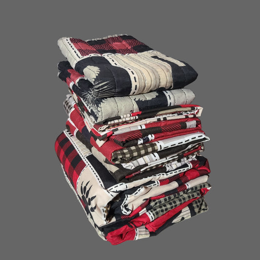 8PC Virah Bella Phyllis Dobbs Lodge Life Bedroom Set - Queen - USED