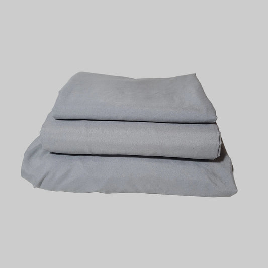 Room Essentials Gray Microfiber Sheet Set - Twin/Twin XL - LIKE NEW