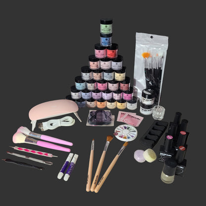 Morovan Professional Nail System Miscellaneous Bundle - Some Used Product - AS IS