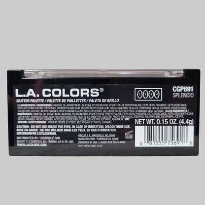 L.A. Colors Glitter Palette - Splendid - NEW