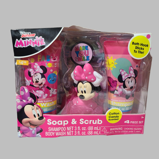 Disney Junior Minnie Soap & Scrub - Cotton Candy Scented - NEW