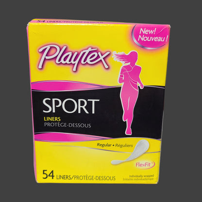 Playtex Sport 54 Liners - Regular - Exp. May 2028 - NEW