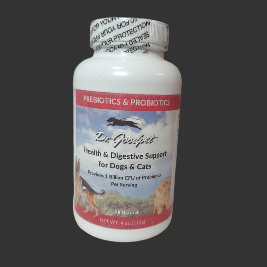 Dr. Goodpet Health & Digestive Support for Dogs & Cats - NEW