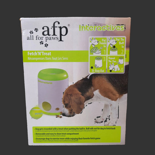 AFP Interactives Fetch 'N' Treat Dog Toy - NEW