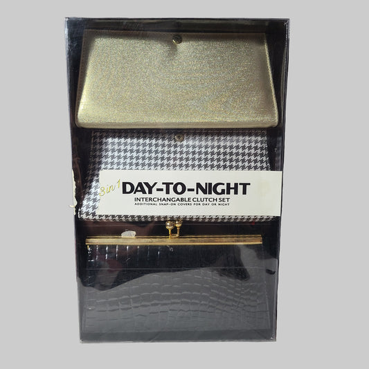 VTG 3-in-1 Day To Night Interchangeable Clutch Set - NEW