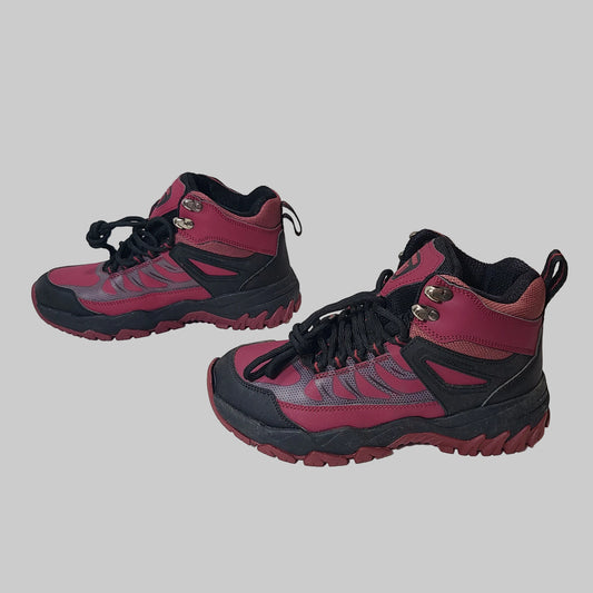 Women's 6 Ulogu Lightweight Red Hiking Boots - NEW