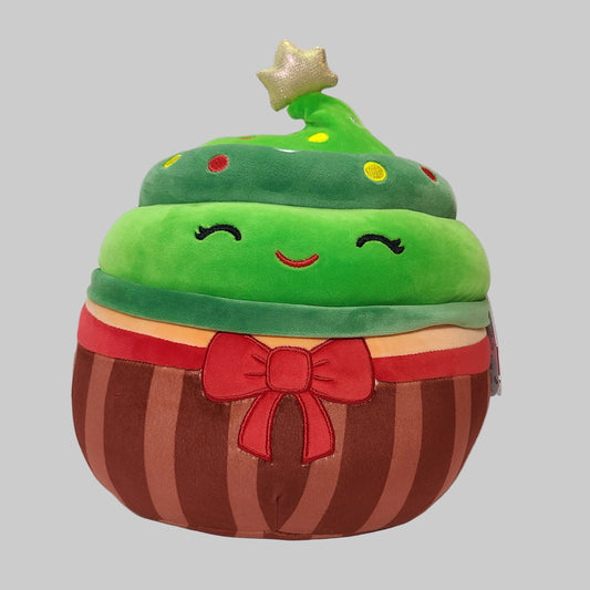 Original Squishmallows - Myla the Christmas Tree Cupcake - NEW