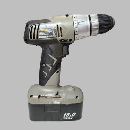 Craftsman Cordless 3/8" Drill/Driver w/ 2 Batteries, Charger, & Carry Case - Tested - USED