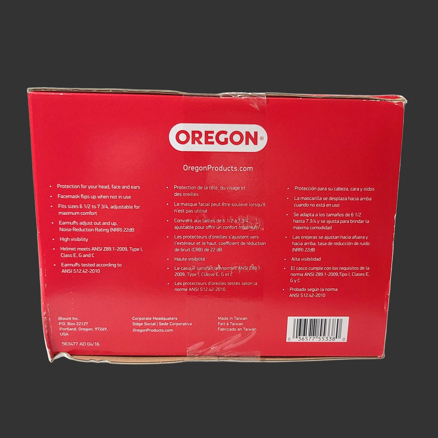 Oregon Chainsaw Safety Helmet Combination - NEW