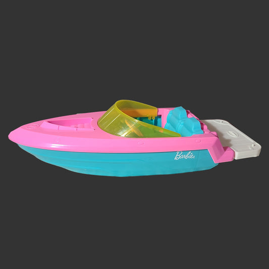 2020 Mattel Barbie Toy Speed Boat - USED